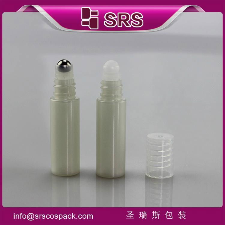 Hot sale PET product 1/3 oz roll-on perfume bottle PET bottle with drum type for 3
