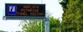 Electronic Digital Outdoor Digital Scrolling LED Message Traffic Signs on Highwa 1