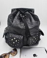 Women's fashion handbags black backpack 3