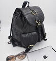 Lady's backpack leather sheep skin handbag 2