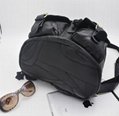 Lady's backpack leather sheep skin handbag 4