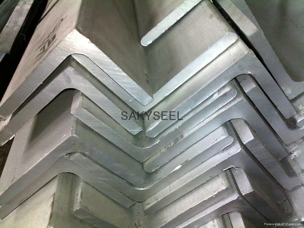 hot rolled stainless steel angle bar with pickled No.1 surface