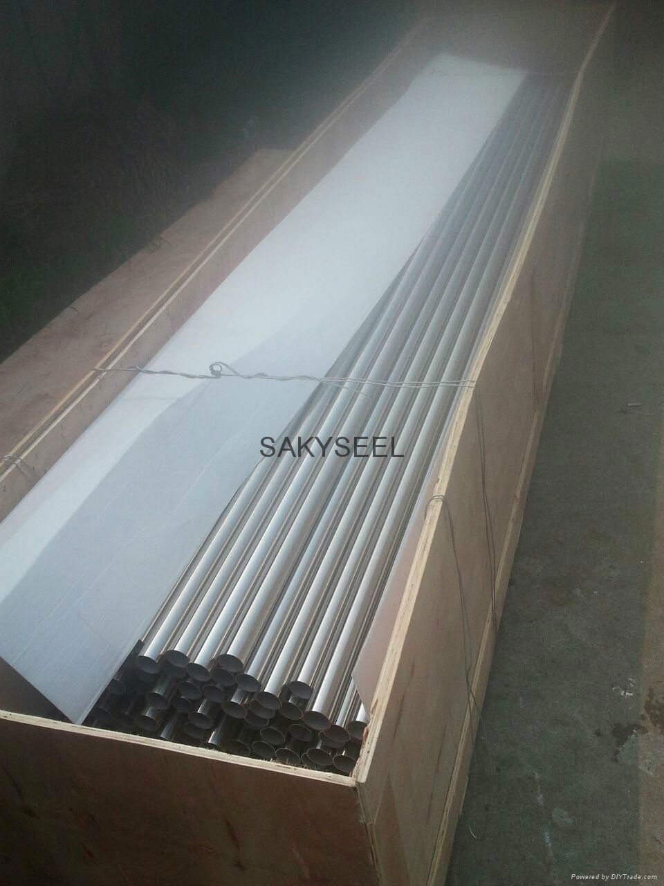 304 316L cold rolled stainless steel seamless pipes 4
