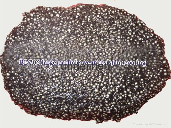 large particle anti abrasion corrosive resistant coating