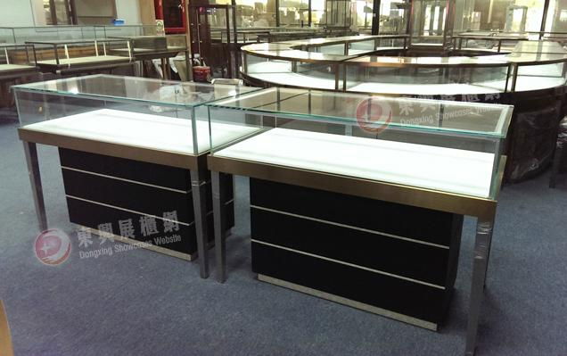  stalinite showcase with LED lights, and jewelry showcase display counter 2