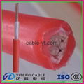 cathodic protection cable for gas and oil well