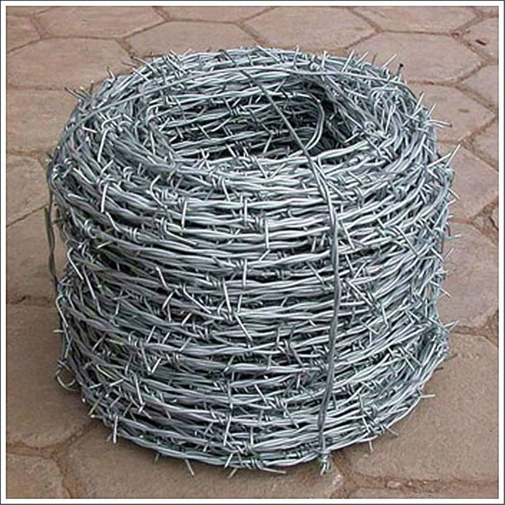 Sale! Hot Galvanised / Electric Double Twist Barbed Wire Fencing Real Factory 2