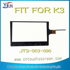 touch screen fit for 9 inch k3 navigation capacitive