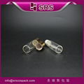 SRS promotion no leakage transparent perfume 5ml glass roll on bottle with steel 1