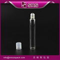 SRS  high quality no leakage transparent essential oil 10ml glass bottle with ro 1