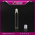 SRS  high quality no leakage transparent essential oil 10ml glass bottle with ro 5