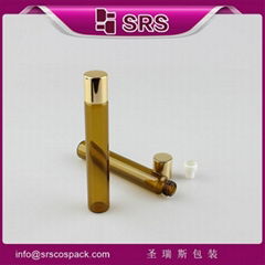 SRS  high quality no leakage 10ml glass roll on bottle for essential oil