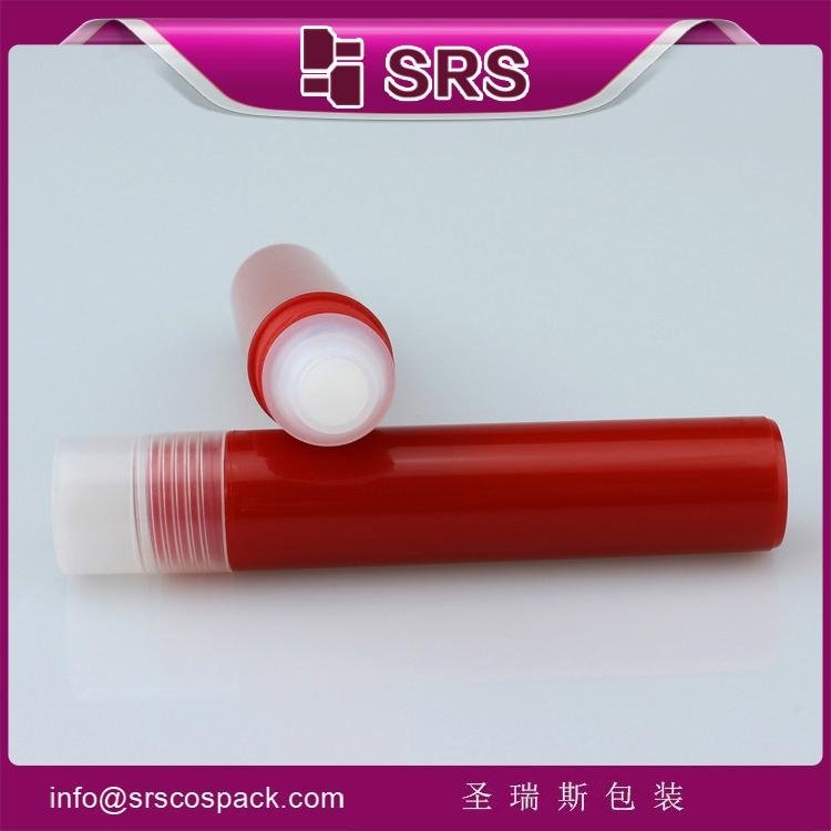 SRS plastic 20ml deodorant roll on bottle with PP ball 3