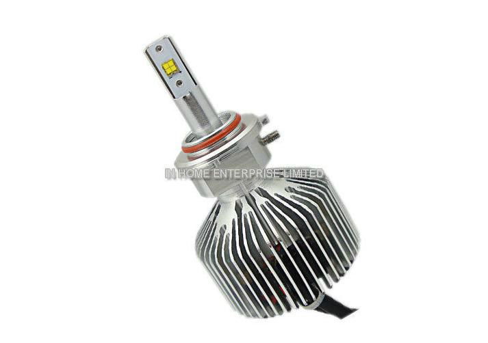 25W One - Piece Integrated Auto LED Headlights Bulbs HB3 Focus Length Adjustable 2