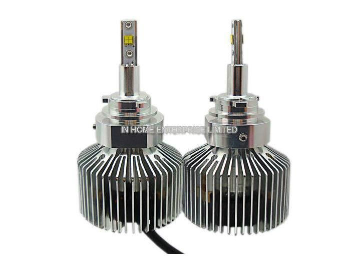 25W One - Piece Integrated Auto LED Headlights Bulbs HB3 Focus Length Adjustable 3