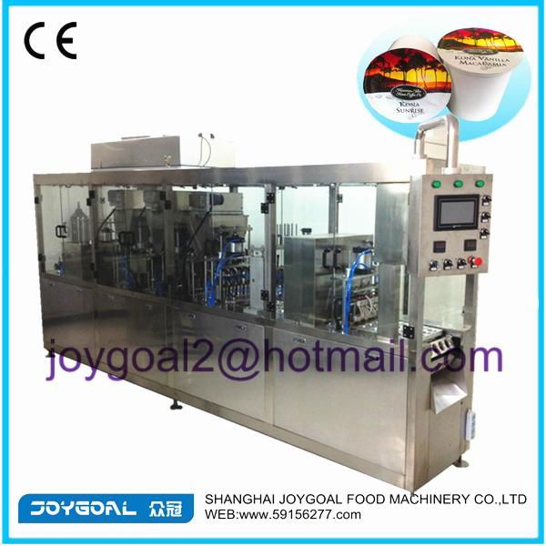 KCup coffee capsule filling and sealing machine