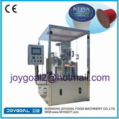 Rotary type coffee capsules filling and sealing machine for Nespresso Kcup Lavaz