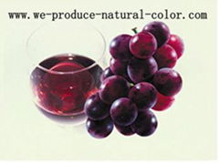 natural colorant--grape skin red color