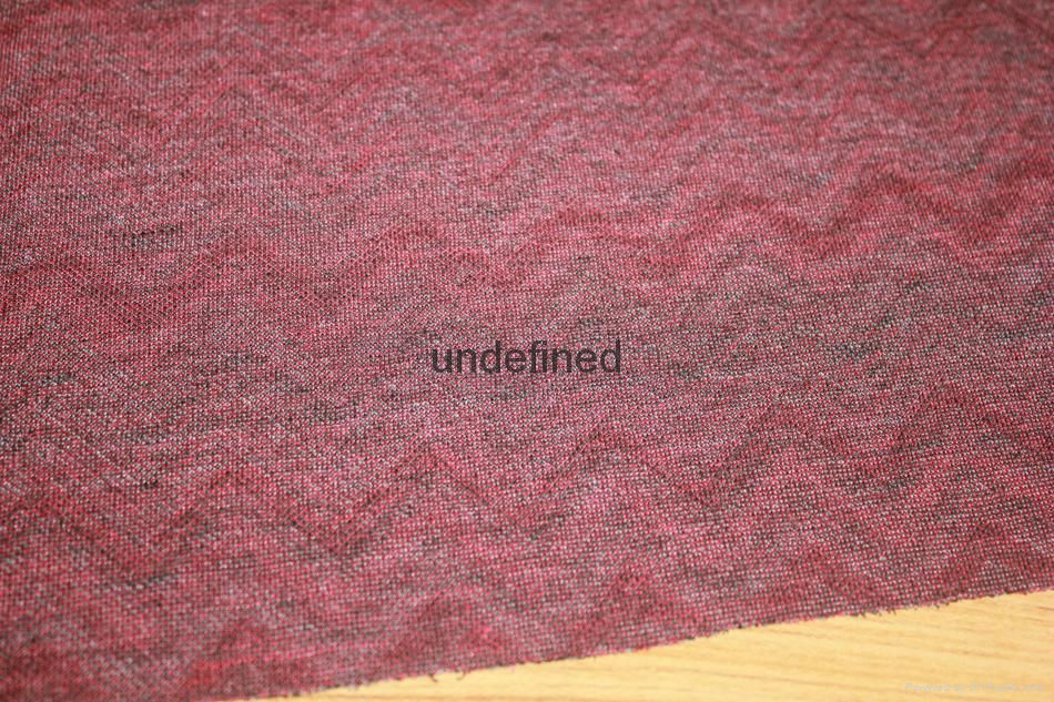 KNITTED DOUBLE JACQUARD FABRIC HERRINGBONE FASHION GARMENT FABRIC 3