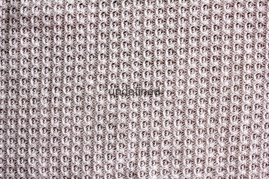 KNITTING WAFFLE FABRIC  4