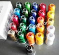  Polyester Trilobal Embroidery Thread Ready for Cone Dye 2