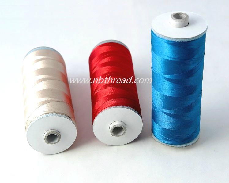 Polyester Schiffli embroidery thread