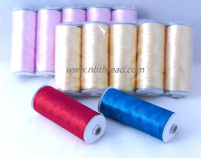 Polyester Schiffli embroidery thread 2