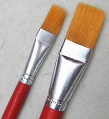 12pcs bristle flat paintbrush Oil paintbrush Hot selling Chinese art brush