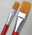 12pcs bristle flat paintbrush Oil paintbrush Hot selling Chinese art brush 2