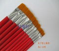 12pcs bristle flat paintbrush Oil paintbrush Hot selling Chinese art brush 3