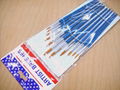 12pcs nylon round paintbrush Watercolor or gouache paintbrush Chinese art brush  5