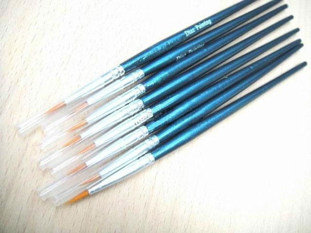100PCS Per LOT point head paint brushes 5