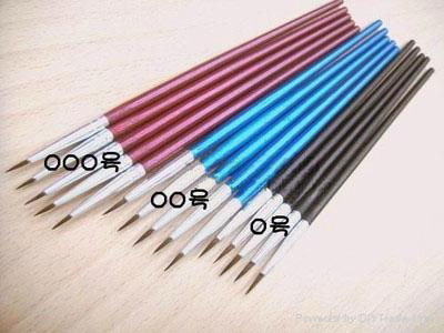 Diy digital oil painting pointed toe nylon line colored drawing nail art pen 