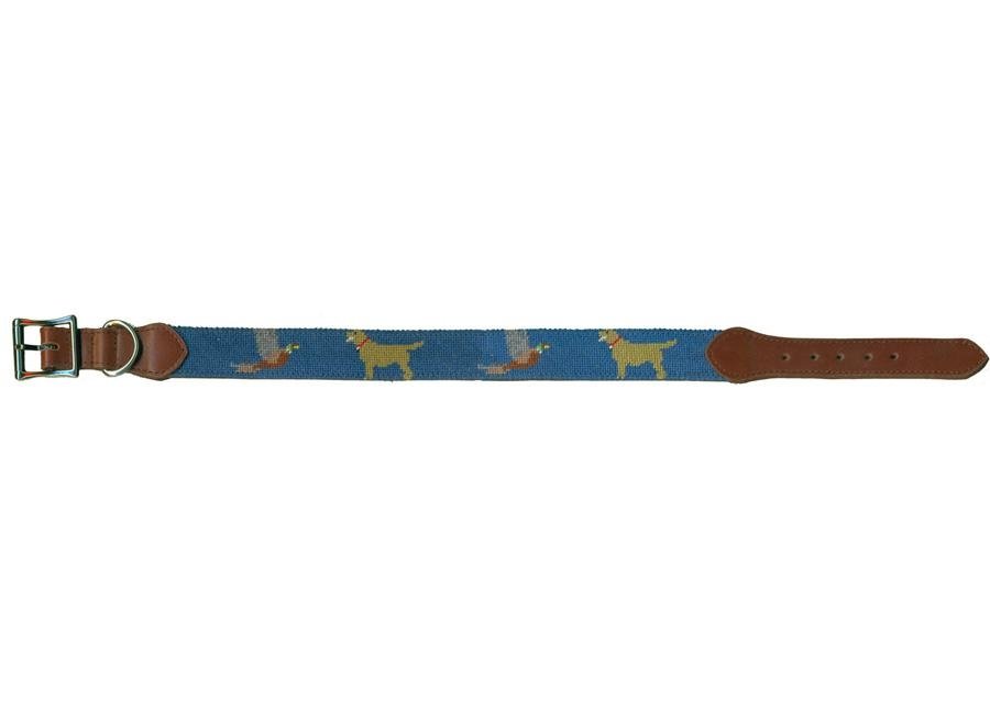 Custom Needlepoint Dog Collars Leather Pet Collars 