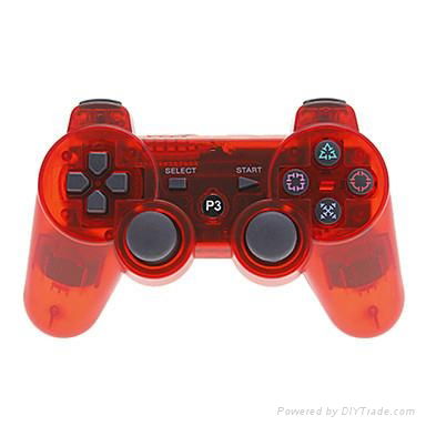 Transparent wireless ps3 controller top quality 3