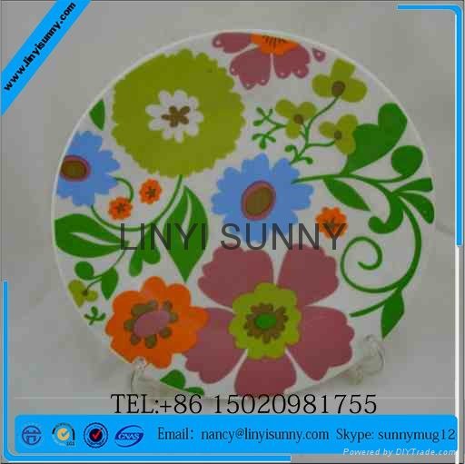 ceramic plate with decal 4