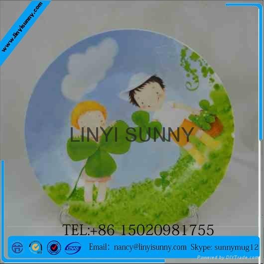 ceramic plate with decal 5