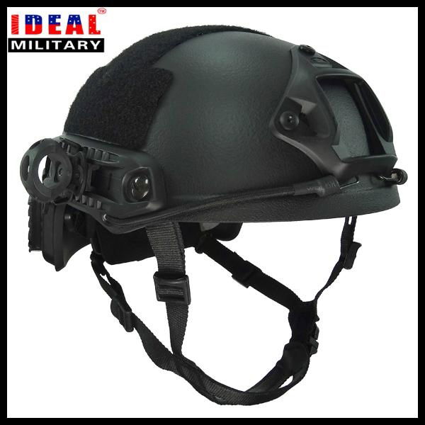 FAST black military police ballistic helmet iiia ballistic helmet level 3 antibu