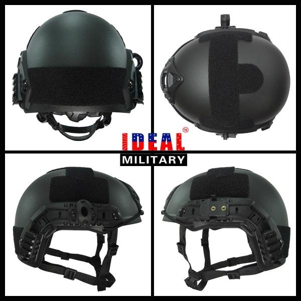 FAST black military police ballistic helmet iiia ballistic helmet level 3 antibu 5