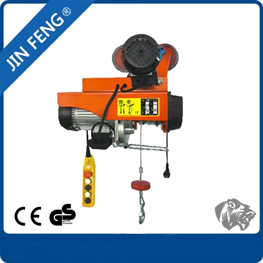 Hot Dicounted 220v 240v 200kg 1mt single phase small electric wire rope winch