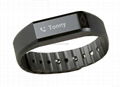 CE&ROHS approved bluetooth vibrating bracelet, OLED touch screen step counter, m 4