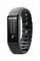 CE&ROHS approved bluetooth vibrating bracelet, OLED touch screen step counter, m 2