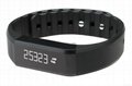 CE&ROHS approved bluetooth vibrating bracelet, OLED touch screen step counter, m