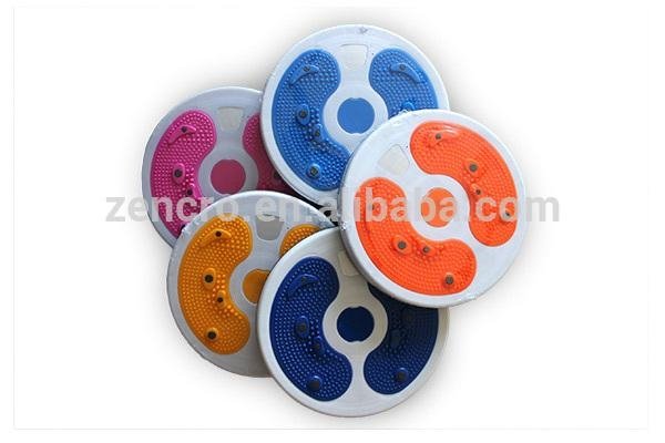Hot sale calorie counter waist twisting disc magnet for slimming fitness plate