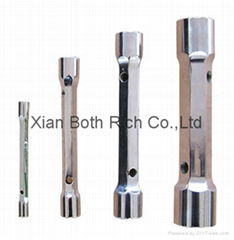 Heavy duty tubular socket wrench