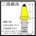 三強廠家直銷 U84-19高硬強度超耐磨截齒 1