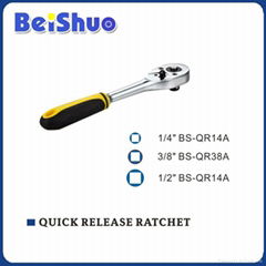 1/4" 3/8" 1/2" Quick Release Ratchet