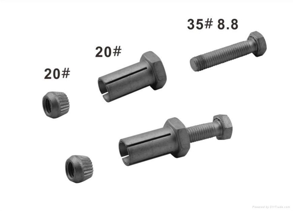 M8X14X50mm Zinc Plated High Tensile Hilti Anchor Bolt for Steelwork 3