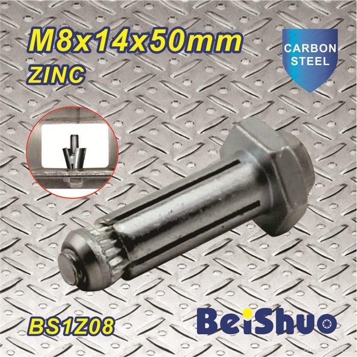 M8X14X50mm Zinc Plated High Tensile Hilti Anchor Bolt for Steelwork 5