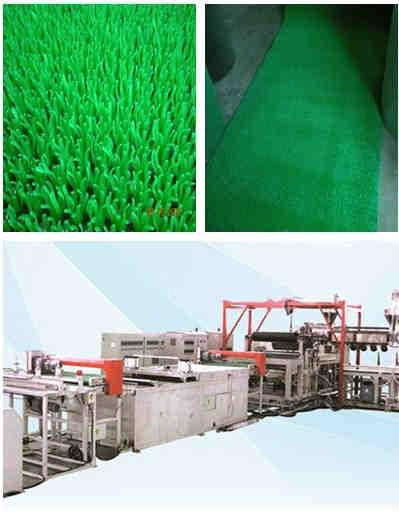 Plastic grass,lawn,turf plastic mat production line